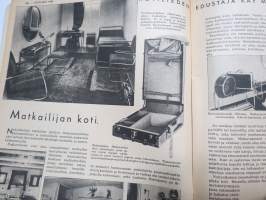 Kotiliesi 1936 nr 18, 15.9.1936 syyskuu II, Kansikuva Martta Wendelin, Syökää mutta syökää oikein, Maljakkokukat, Matkailumessuilla, Pihlajanmarja, ym.