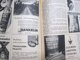 Kotiliesi 1936 nr 18, 15.9.1936 syyskuu II, Kansikuva Martta Wendelin, Syökää mutta syökää oikein, Maljakkokukat, Matkailumessuilla, Pihlajanmarja, ym.