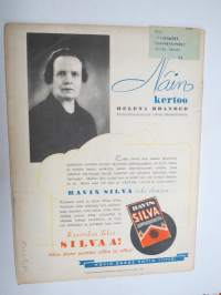 Kotiliesi 1936 nr 18, 15.9.1936 syyskuu II, Kansikuva Martta Wendelin, Syökää mutta syökää oikein, Maljakkokukat, Matkailumessuilla, Pihlajanmarja, ym.