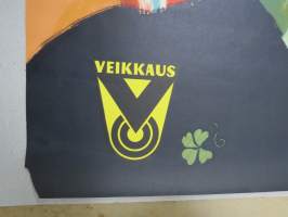 Veikkaus Oy - Jalkapallo, Erik Bruun -alkuperäinen mainosjuliste / advertising poster