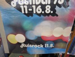 Turku Music Festival 1973 / Ruisrock -juliste