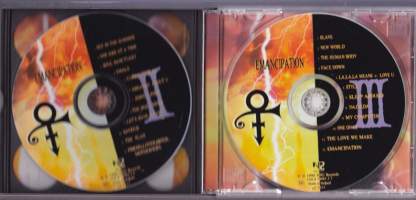 CD The Artist (Formerly Known As Prince)- Emancipation, 1996. 3CD. Siis ex-Princen tuotantoa. 	Electronic, Funk / Soul, Pop, Synth-pop, Minneapolis Sound, House