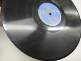 Odeon SA255 953, Zarah Leander - Jag står i regnet - Längtan -savikiekkoäänilevy / 78 rpm record