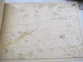 Pienoismerikartat - Turun saaristo - Åbo skärgård sjökort i miniatyrformat -merikorttikirja / sjökort / chart