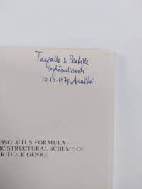 The nominativus absolutus formula - one syntactic-semantic structural scheme of the Finnish riddle genre (signeerattu, tekijän omiste)