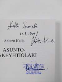 Asunto-osakeyhtiölaki (signeerattu, tekijän omiste)