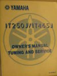 Yamaha IT250J IT465J Owner´s Manual tuning and service