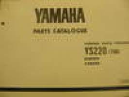 Yamaha AS220 Snow Thrower parts catalogue lumilinko varaosaluettelo