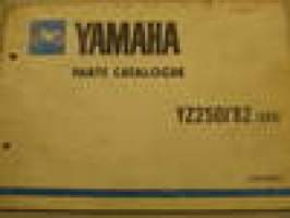 Yamaha YZ250J´82 parts catalogue varaosaluettelo