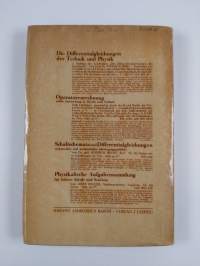 Höhere Mathematik für den Praktiker : an Stelle einer 6. Auflage des Lehrbuchs der Differential- und Integralrechnung