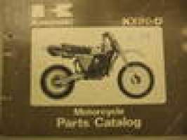 Kawasaki KX80-D parts catalog varaosaluettelo