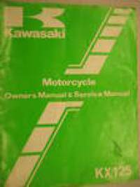 Kawasaki KX125 ´83 Owner´s Manual &amp; Service Manual