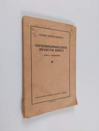 Yhteiskunnallista kevättä kohti