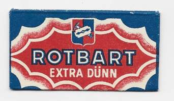 Rotbart  Extra Dunn - partateräkääre terä sisällä