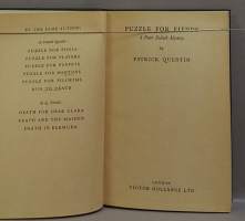 Puzzle for fiends - A Peter Duluth Mystery. (Jännitys, rikoskirjallisuus)