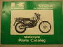 Kawasaki KE125-A ´81 parts catalog varaosaluettelo