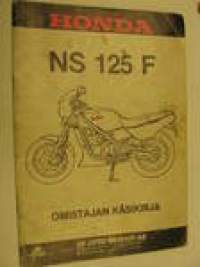 Honda NS 125 F omistajan käyttöohjekirja