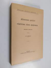 Alkusuomen genitiivi relatiivisen nimen apugloosana - semologinen tutkimuskoe