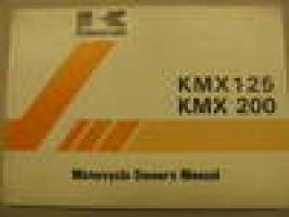 Kawasaki KMX125 KMX200 owner´s manual käyttöohjekirja