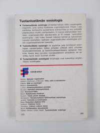 Tuotantoelämän sosiologia
