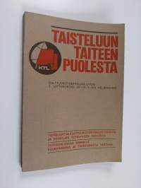 Kulttuurityöntekijäin liiton 2. liittokokous 30-31.3.1974 Helsingissä