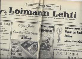 Loimaan Lehti ( Loimaa, Alastaro, Metsämaa, Mellilä, Oripää, Ypäjä) 22.12.  1970