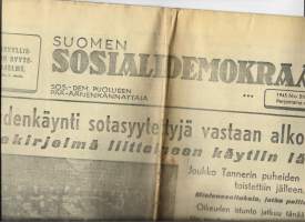 Suomen Sosiaalidemokraatti   nro 310 / 16.11.  1945 -