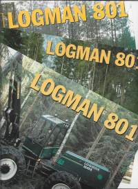 Logman metsäkone esitteitä 3 eril