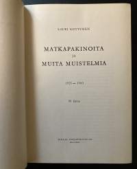 Matkapakinoita ja muita muistelmia 1925-1960