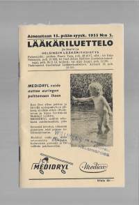 Lääkäriluettelo  1955  nr 2