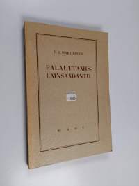 Palauttamislainsäädäntö