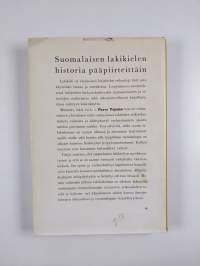 Suomalaisen lakikielen historia pääpiirteittäin