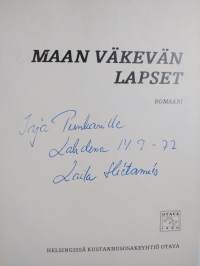 Maan väkevän lapset (signeerattu, tekijän omiste)