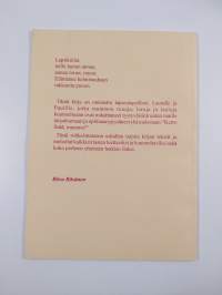 Keinutaan, keinutaan, liinukalla keinutaan