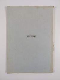 Tarkkavaakituksia Kokemäenjoen vesialueella vuosina 1911-1913