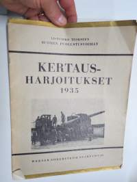 Kertausharjoitukset 1935 - Lisävihko teokseen &quot;Suomen Puolustusvoimat&quot;