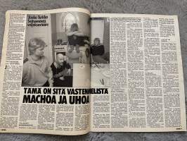 Seura 1987 nr 6 - Jean-Pierre Kusela hurmasi ritari ässän ja koko Cannesin, Satu Silvo äitiyslomalle, ym.