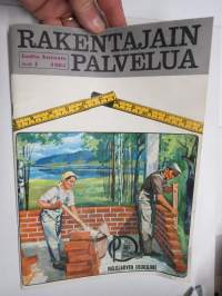 Rakentajan palvelua kodin kuvasto 1965 nr 1