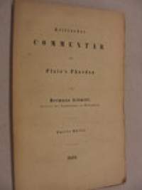 Kritischer Commentar zu Plato&#039;s Phadeon