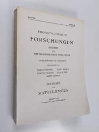 Finnisch-ugrische Forschungen Band 40, Heft 1-3 : Zeitschrift für finnisch-ugrische Sprach- und Volkskunde Band 40, Heft 1-3