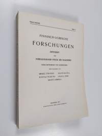 Finnisch-ugrische Forschungen Band 39, Heft 3 : Zeitschrift für finnisch-ugrische Sprach- und Volkskunde Band 39, Heft 3