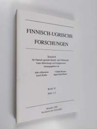 Finnisch-ugrische Forschungen Band 51, Heft 1-3 : Zeitschrift für finnisch-ugrische Sprach- und Volkskunde Band 51, Heft 1-3