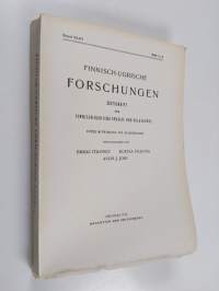 Finnisch-ugrische Forschungen Band 43, Heft 1-3 : Zeitschrift für finnisch-ugrische Sprach- und Volkskunde Band 43, Heft 1-3
