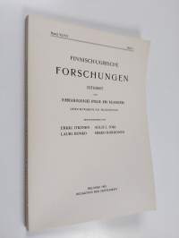 Finnisch-Ugrische Forschungen Band 47, Heft 1 : Zeitschrift für finnisch-ugrische Sprach- und Volkskunde Band 47, Heft 1