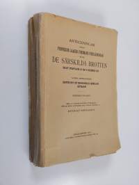 Anteckningar enligt föreläsningar öfver de särskilda brotten enligt strafflagen af den 19 december 1889 2