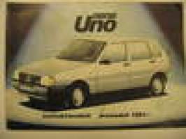 Fiat Uno Instruktionsbok åm. 1984