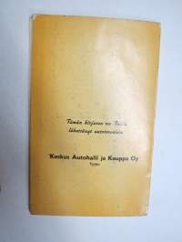 SAY Autokirja 1954