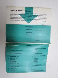 Aja oikein Helsingissä nr 3 - Suomen Autoklubi - AK ajoohjekirjanen 1960-luvun ruuhkaisille kaduille Helsingissä