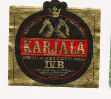 Karjala Special Strong IV B Juhlaolut -  olutetiketti