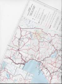 Suomen kulkuneuvojen kartta 1974-  kartta
